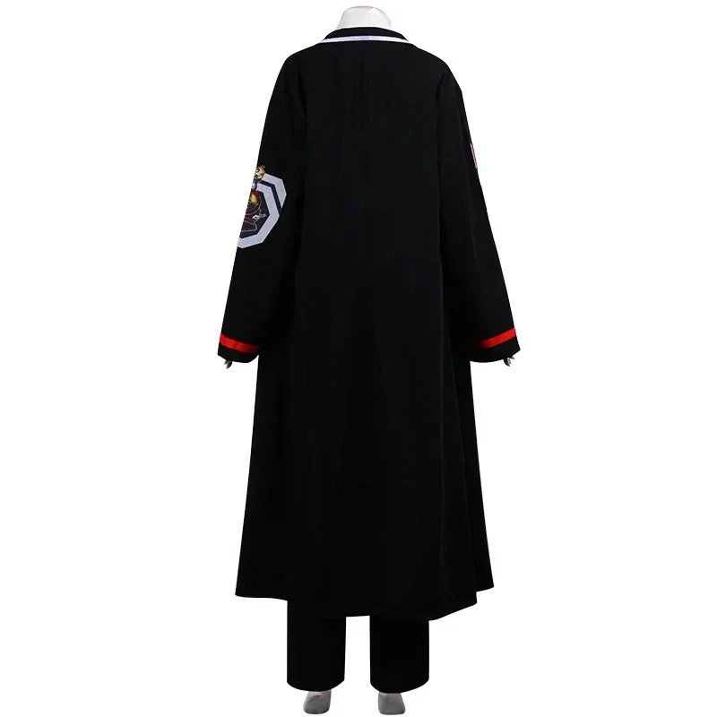 Game Limbus Company Don Quixote Cosplay Costume Uniform Black Cloak Anime Role Play Halloween Carnival Christmas Prop Women Men