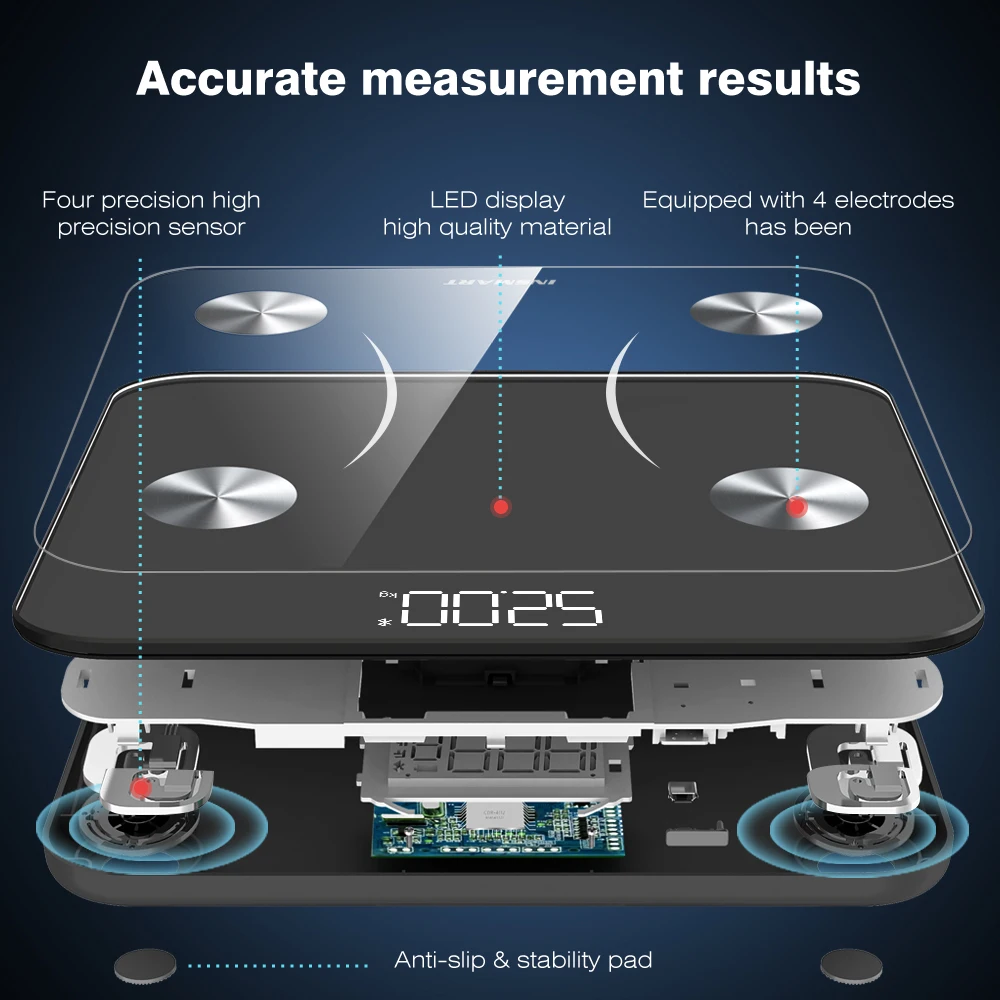 Special Electronic Scale For Body Management And Fat Loss, Smart Mode, Bluetooth Body Fat Scale, Home Weight Scale, Ultra Precis