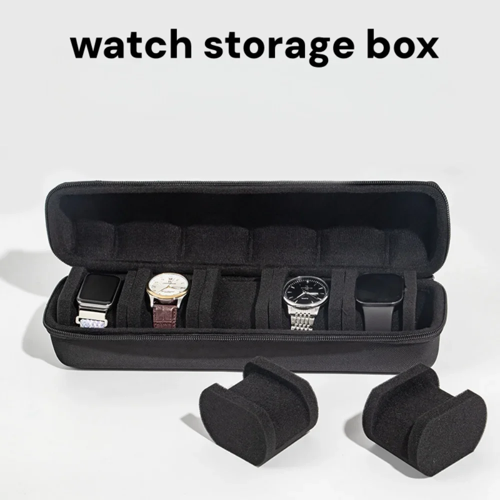 Watch Box Display Stand Collection Storage Box Portable Travel Watch Case Desktop Organizer Holder for Watch Enthusiasts Gift