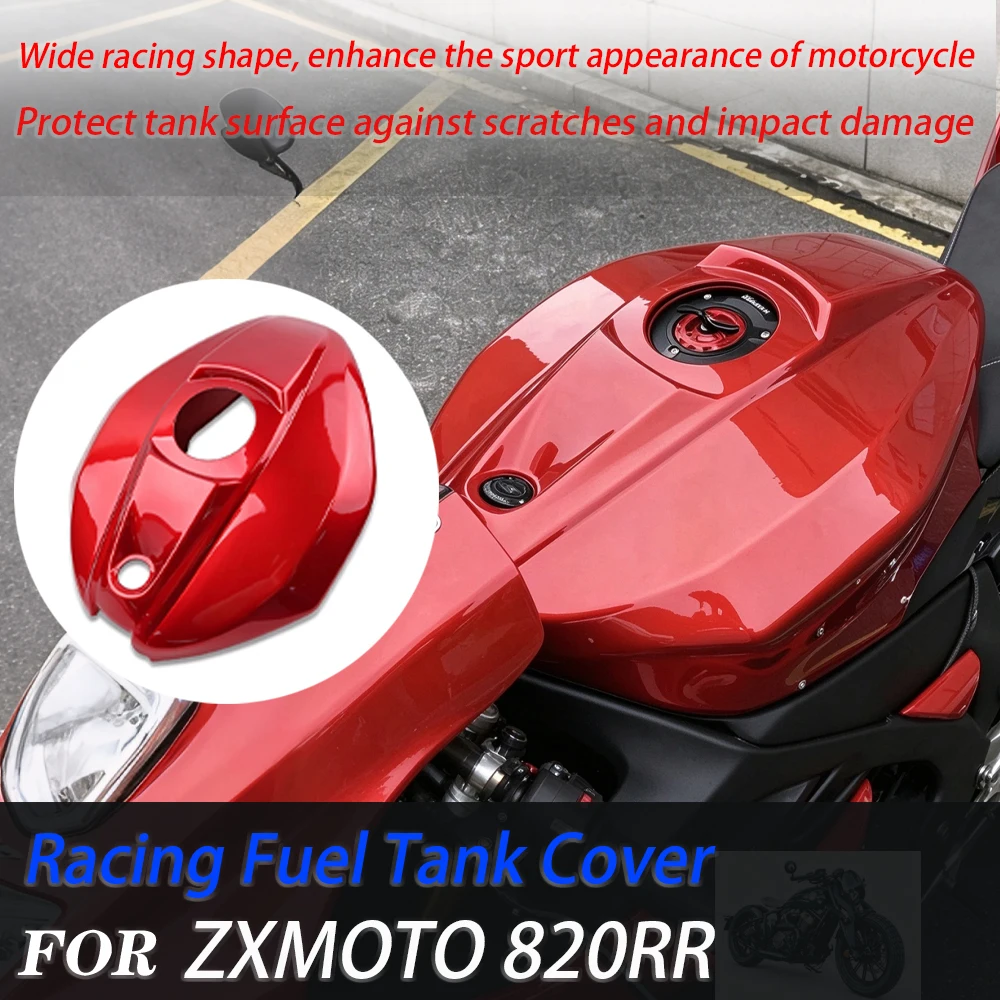 For ZXMOTO 820RR Motorcycle Wide Body Racing Fuel Tank Cover, Quick Stick-on Mod Parts