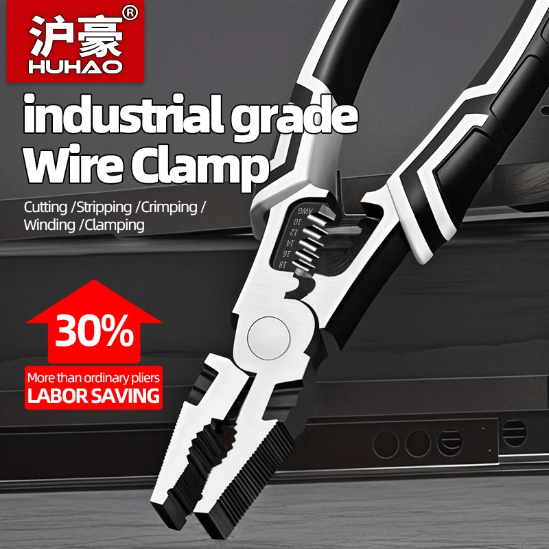 Multi Functional Pliers Electrician Hand Tools Sharp Large Opening Stripping Pliers Multitool Professional kit Pliers Cutter