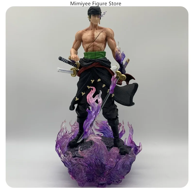 

32cm One Piece Zoro Enma Hell Sword Standing Pose Anime Collectible Pvc Statue Desktop Decoration Gift​