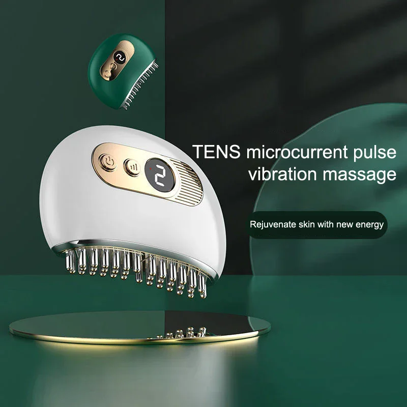 Spazzola per massaggio portatile per uso domestico Massaggiatore elettrico Rilassamento del corpo Modellatura Riscaldamento Meridiano Spazzola per raschiare Drenaggio linfatico