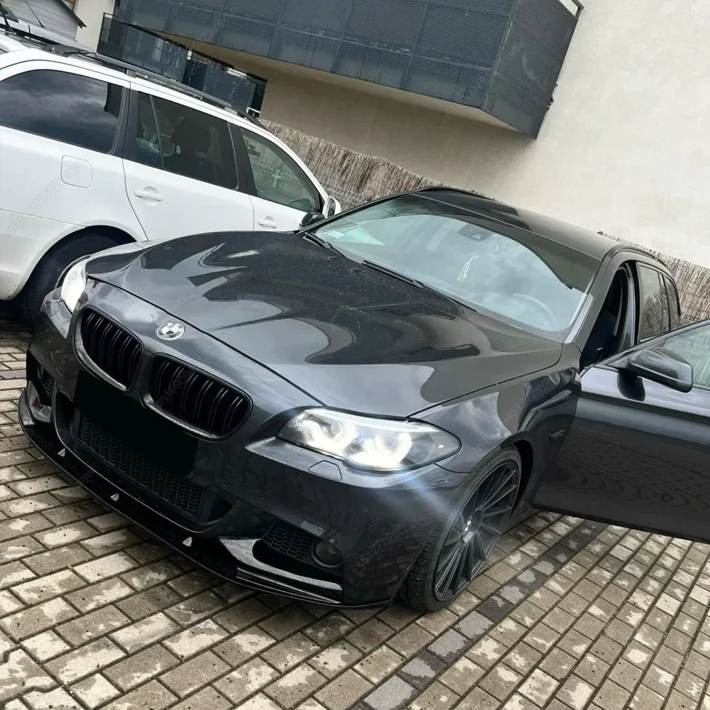 

4Pcs Car Front Bumper Splitter Lip Side Spoiler For BMW 5 Series F10 F11 M5 M-Sport 2011-2017 Gloss Black Body Kits Tuning
