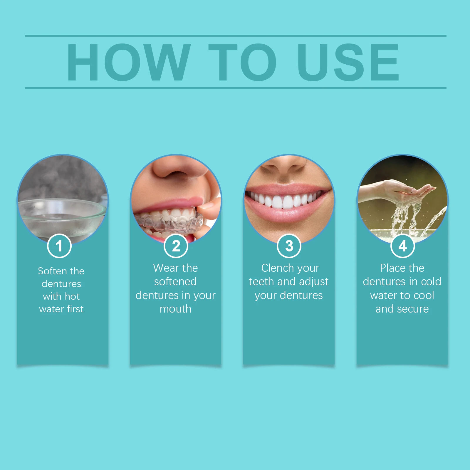 Perfect Fit Teeth Whitening Fake Tooth Cover Snap on Silicone Smile Veneers Teeth Flexibles Fake Teeth Dental Whitening Devices