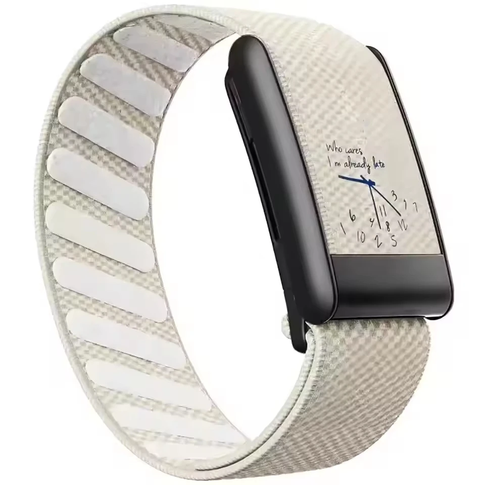 Clock Patterned Whoop 5.0 Watch Band Made Of Water Resistant Woven Nylon Whoop 5.0 MG Sports Replacement Watch Band