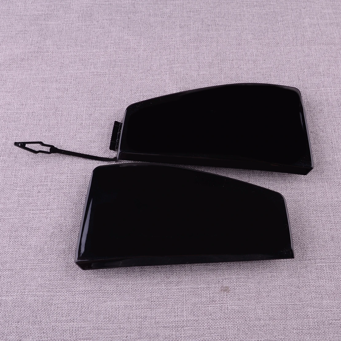 

51118069237 1 пара накладок на фаркоп переднего бампера автомобиля 51118092124, подходит для BMW G05 X5 M Sport 2019-2021 2022, черный пластик