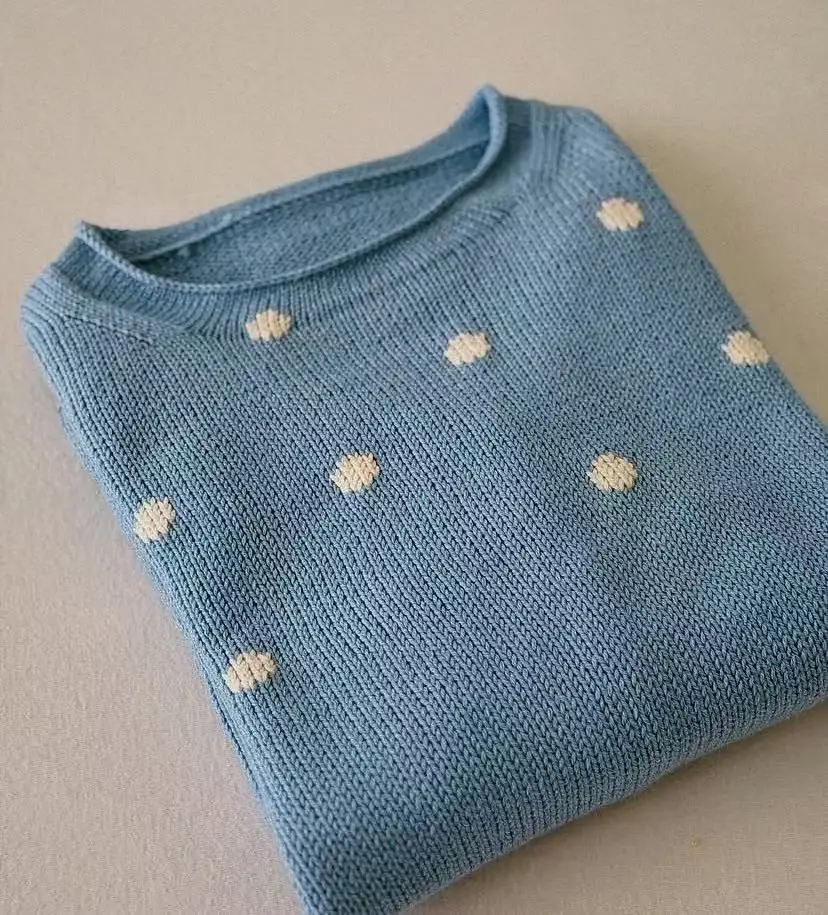 Floral embroidery sweater, loose and lazy style, versatile and slimming, Korean sweet temperament, Korean retro designer