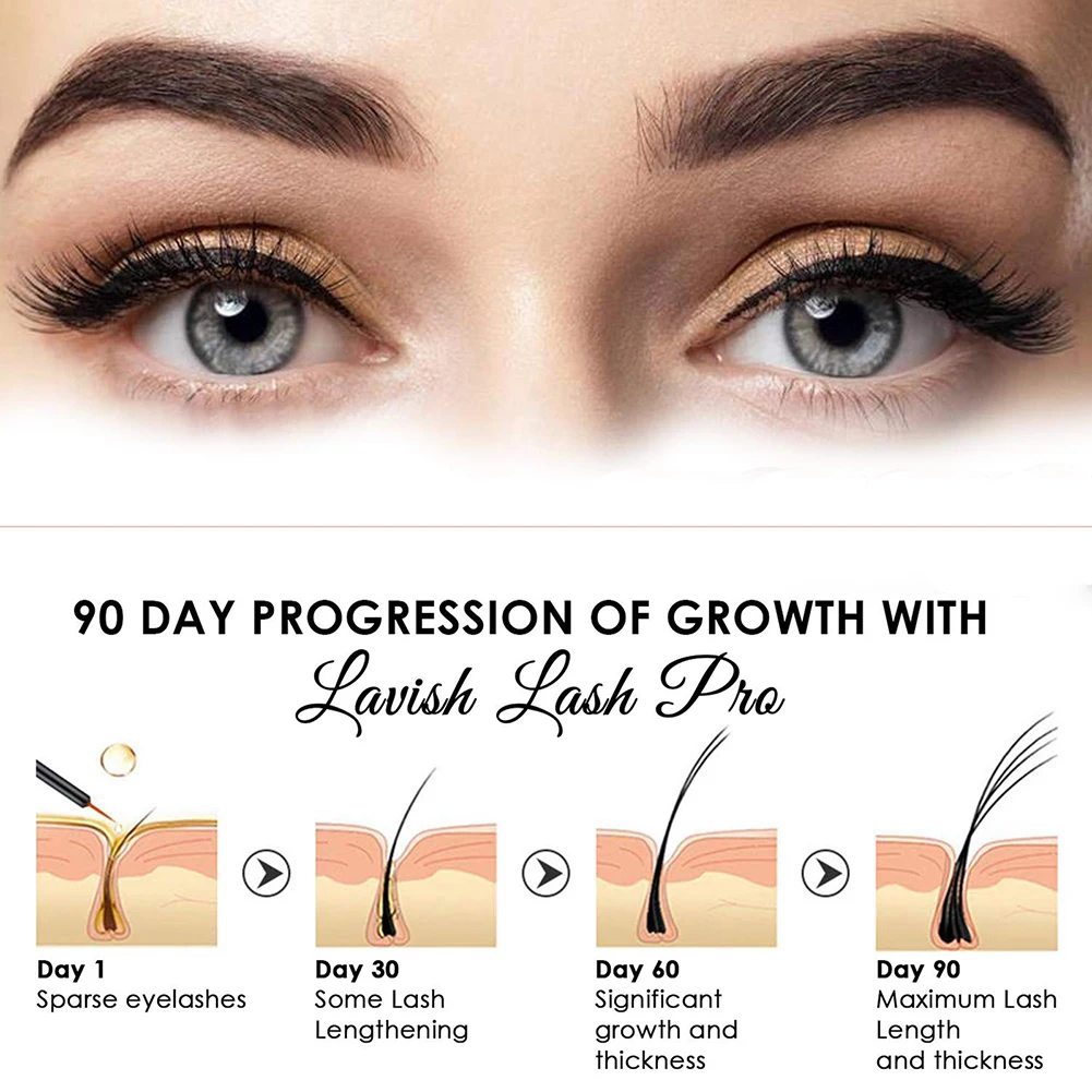 Eyelash Enhancer Liquid ปลอดภัยที่มีประสิทธิภาพ Lashes Strengthening น้ํามัน Mild ส่วนผสม Nourishing Eyelashes Lashes Caring TOOL