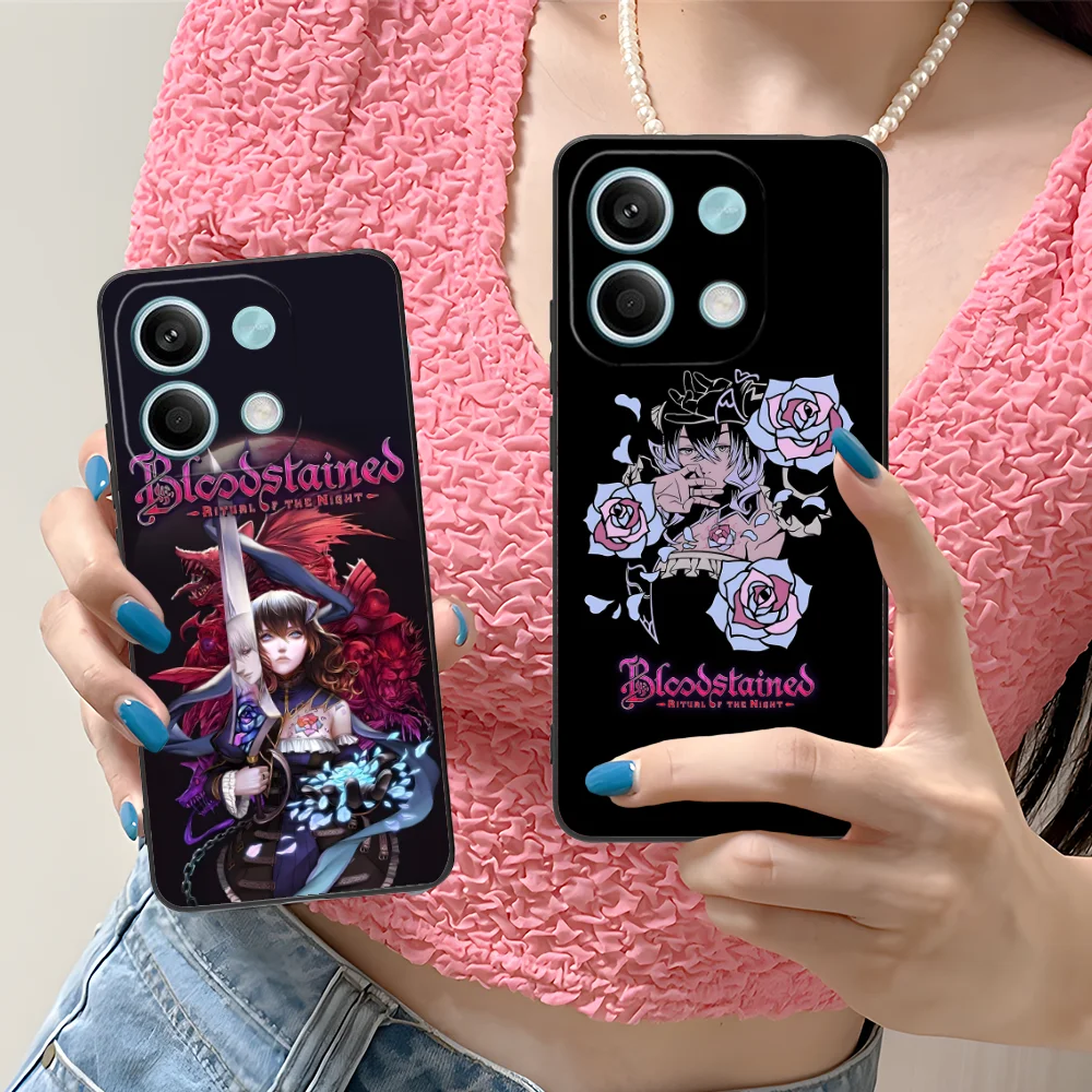 Bloodstained Ritual Phone Case for Xiaomi Redmi Note 13 12 11 10 9 8 7 6 S A Pro Lite Plus 5G Black Cover Cellphones Smartphone