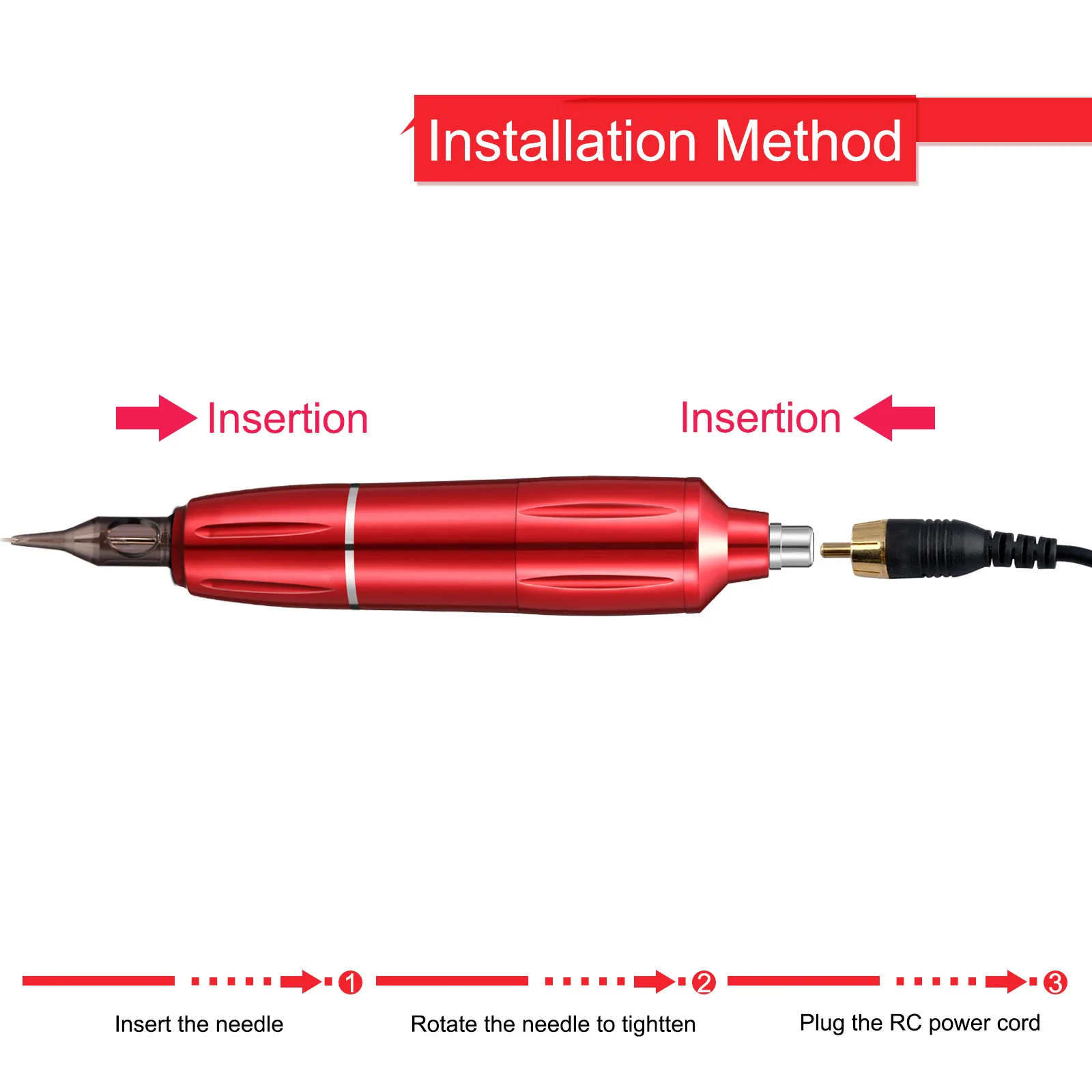 مجموعة كاملة من أدوات الوشم والتطريز عبر الحدود، بما في ذلك القطع والتعفير، وآلة التطريز المبتدئين بإبرة واحدة