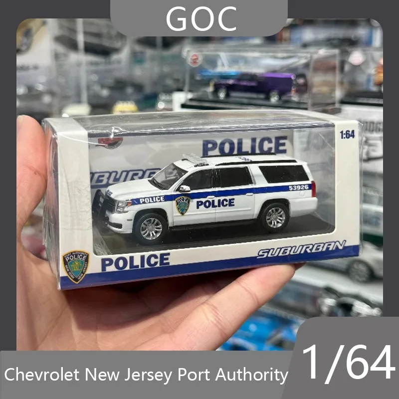 

GOC 1/64 Shenzhen CCS Exhibition Limited Edition Chevrolet Saab Edition New Jersey Port Authority Alloy Car Model Boy Toy