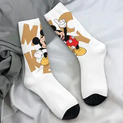 Mickey Mouse calze donna uomo calzini calzini divertenti di alta qualità autunno sport all'aria aperta calzini personalizzati antiscivolo regalo