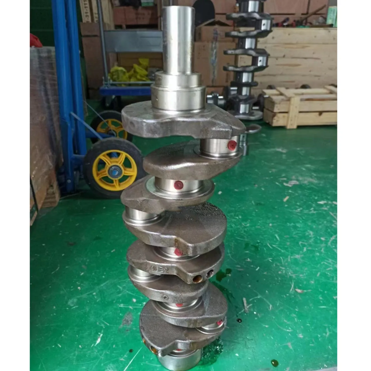 

4LE2 Engine Crankshaft 8-98063828-0 for CX75 Excavator Machinery Parts