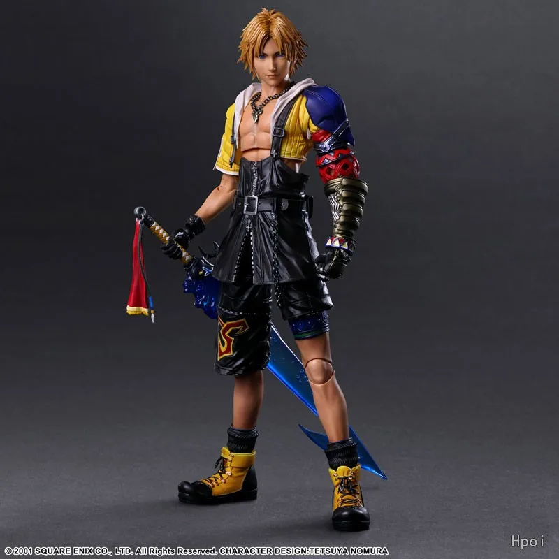 In Stock SQUAREENIX  PLAY ARTS FINAL FANTASY X (FF10) Tidus  Yuna.Yunie Action Figures Models Collection Toys Gifts