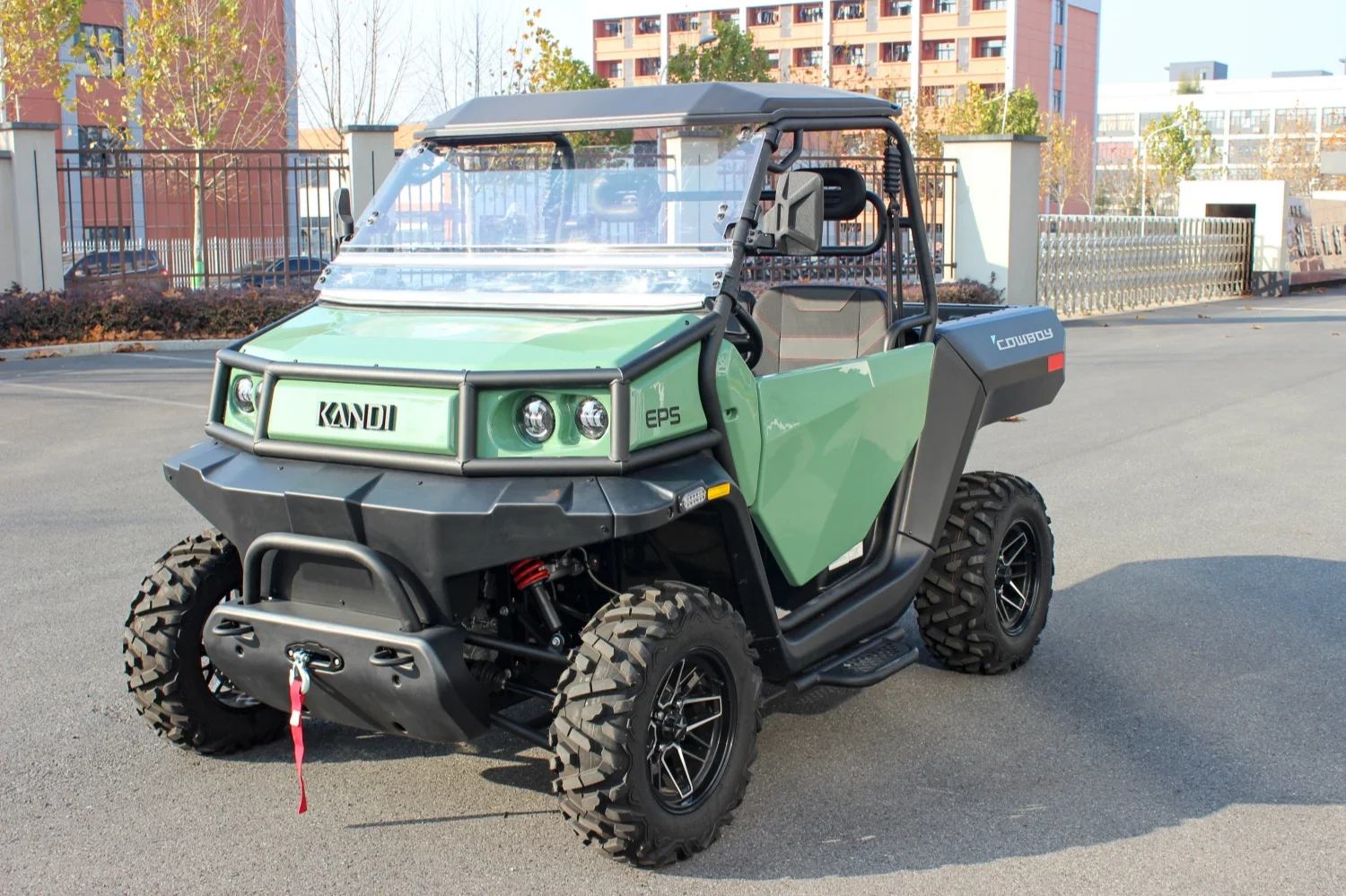 Kandi 72V 4WD Electric UTV Cowboy Road-Legal Farm Use COC EEC Certified Dual Motor 10kw 4*4 Lithium Battery