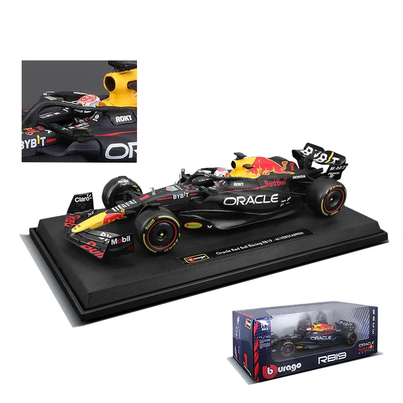 

Bburago 1:18 F1 Model Regular Version 2023 Red Bull Racing RB19 #1 Verstappen #11 Perez Alloy Car Formula Die Cast Toy