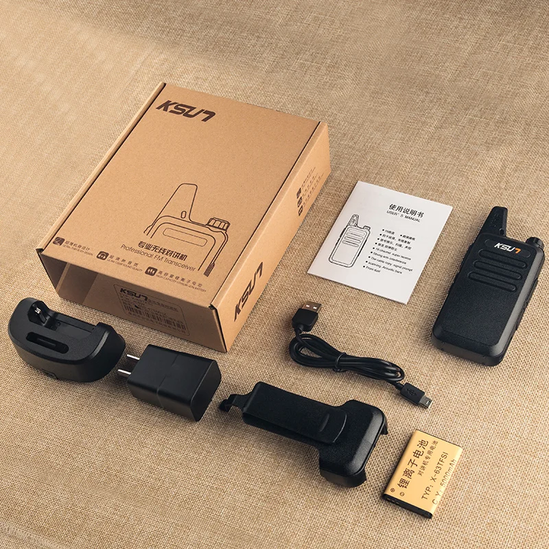 راديو اتجاهين 400-470 ميجا هرتز جهاز إرسال واستقبال ثنائي النطاق جهاز اتصال لاسلكي صغير محمول باليد De Largo Alcance