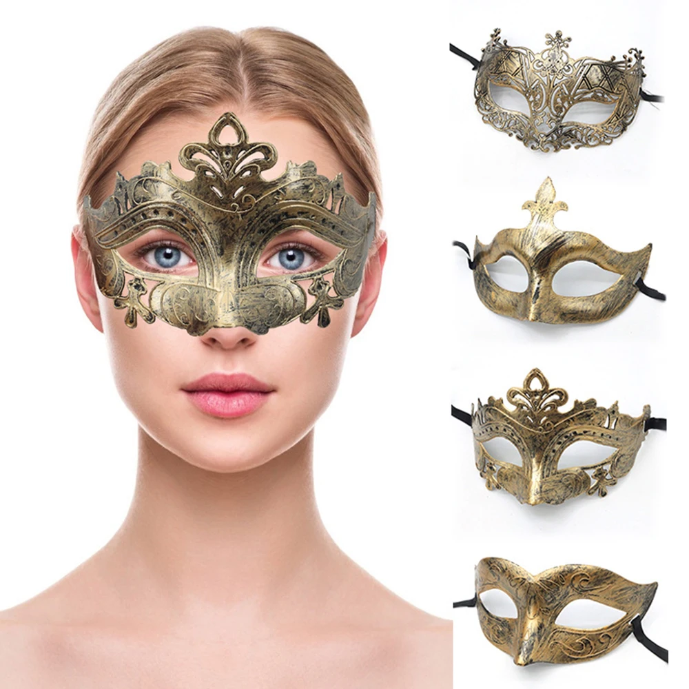 Itacazzo Decorative Props Women's Festival Party Carnival Eye Decoration Mask Masked Face Ball Plastic Masks