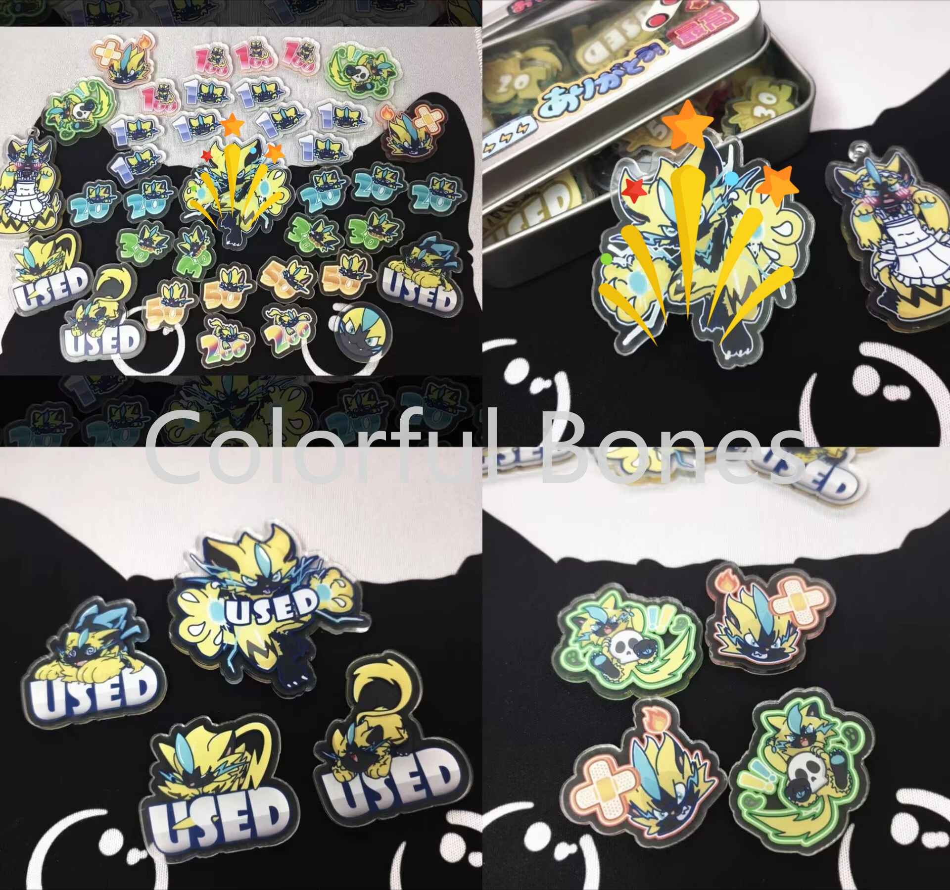 

Zeraora PTCG Pokemon Anime Character Match Scoring Damage Counter Damage Indicator Used Board Vstar Borad Role-playing Game Gift