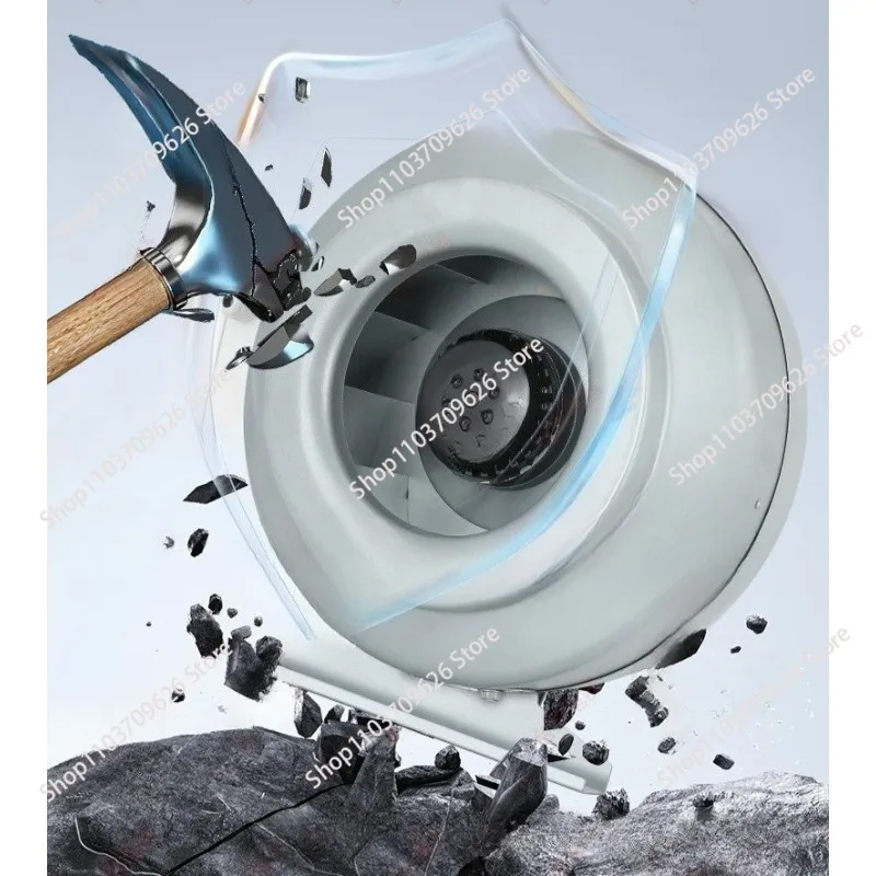 1PC Industrial Circular Duct Fan Machine for GDF-250 Centrifugal Ventilation Fan Kitchen Fume Extraction Fan Machine 220V