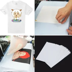 Ink Heat Thermal Transfer Papers Iron-On Industrial 20Pcs A4 Printing Replacement Set Sublimation T-Shirt Useful