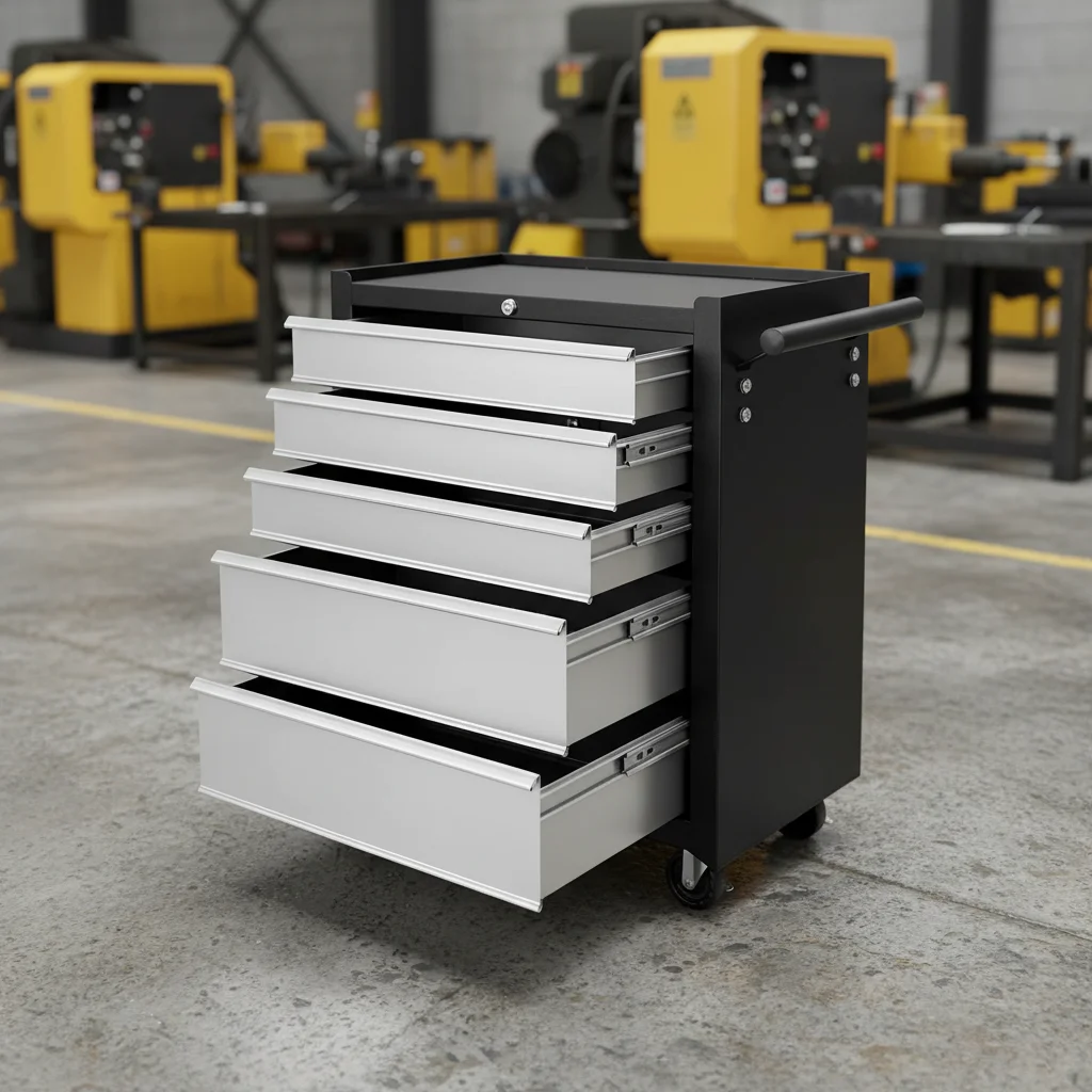 Heavy Duty Tool Trolley Drawer Cabinet Customizable Anti-Rust Tool Storage Cabinet Mobile Chest Auto Repair Rolling Tool Cart