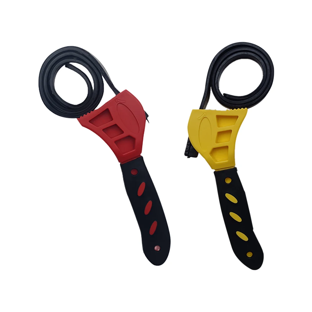 Belt Wrench Oil Filter Puller Strap Spanner Chain Wrench Strap Opener Adjustable Strap Opener Cartridge Disassembly Tools Supply