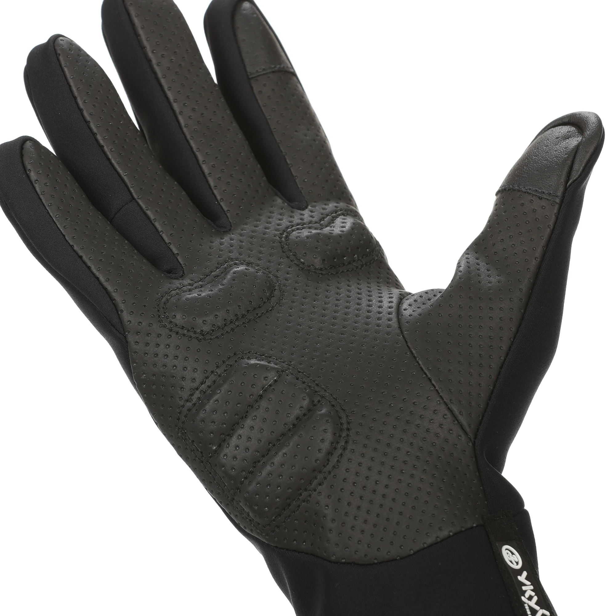 YKYWBIKE Touchscreen-Fahrradhandschuhe mit Vollfinger-Design, Fleece-Futter, winddicht, wasserabweisend, stoßdämpfend, für MTB und Rennrad – Detail 13