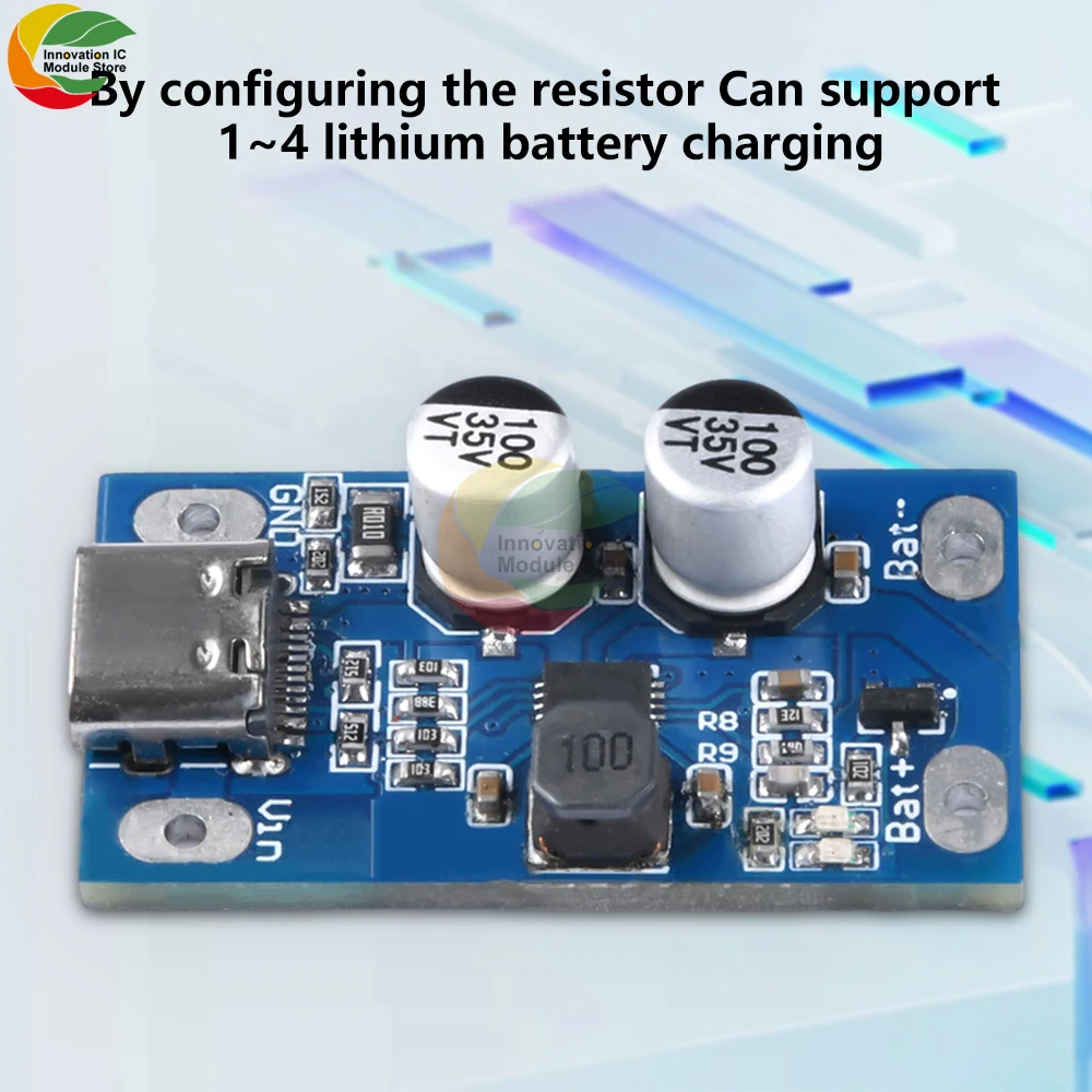 1S 2S 3S 4S Boost Voltage Fast Charging Lithium Battery Module Drone Charging Module Type-C Input