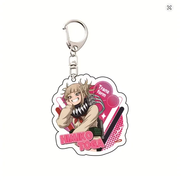 Acrylic Key Buckle for My Hero Academia Shota Aizawa Izuku Midoriya Ochaco Uraraka Anime Peripheral Self-Made Pendant Souvenir view 6