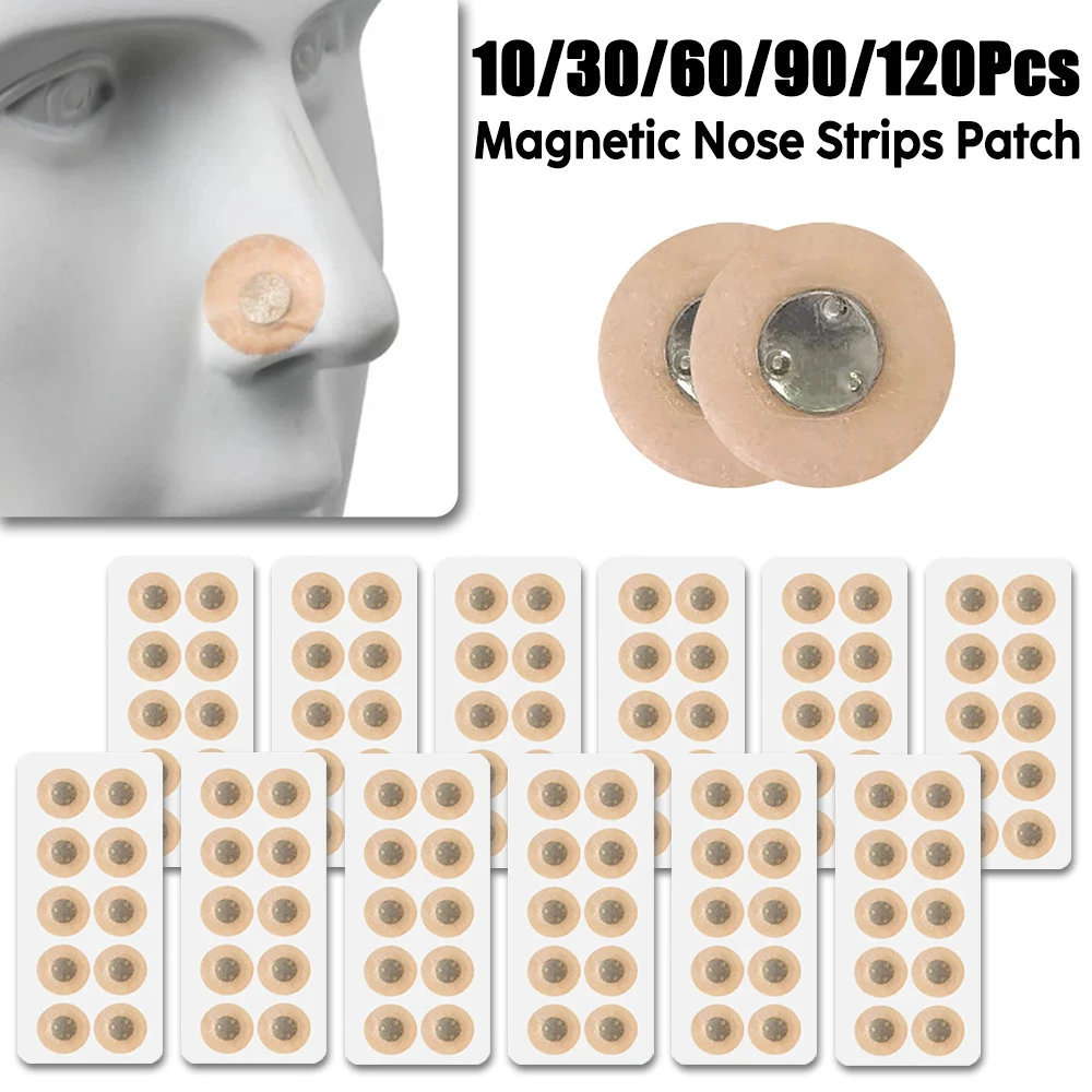 

10/120pcs Nose Strips Pack Of Anti-Snoring Nose Strips Magnetic Nose Strips Intake Breathing Nasal Strip For Busines