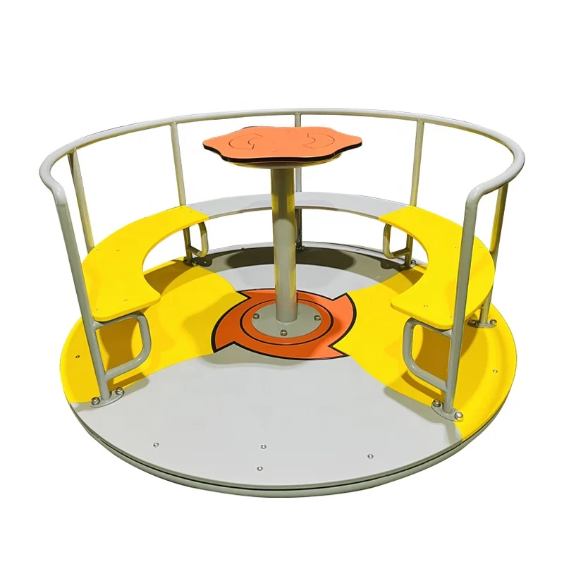 

Высококачественная мини-карусель для детей на открытом воздухе, индивидуальный модный дизайн, детский вращающийся стул, аксессуары для игровой площадки