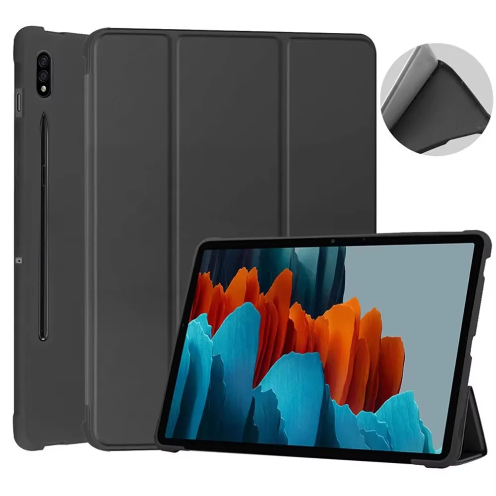 

Силиконовый мягкий кожаный чехол для Samsung Galaxy Tab S10 Plus S10 + 12,4 S9 FE Plus S8Plus S7 FE S8 S7 A8 S6 Lite A9 A7 Lite 8,7 дюймов