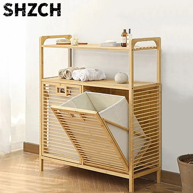 bamboo-laundry-basket-multi-layer-clothing-organizer-minimalist-floor-storage-cabinet