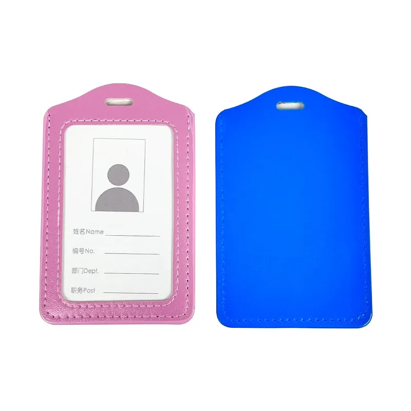 ซองใส่บัตรหนังแท้พร้อมสายคล้องคอ  กระเป๋าใส่ป้ายชื่อหนังวัว สไตล์มินิมอลเรียบง่าย  ซองใส่บัตรธุรกิจ