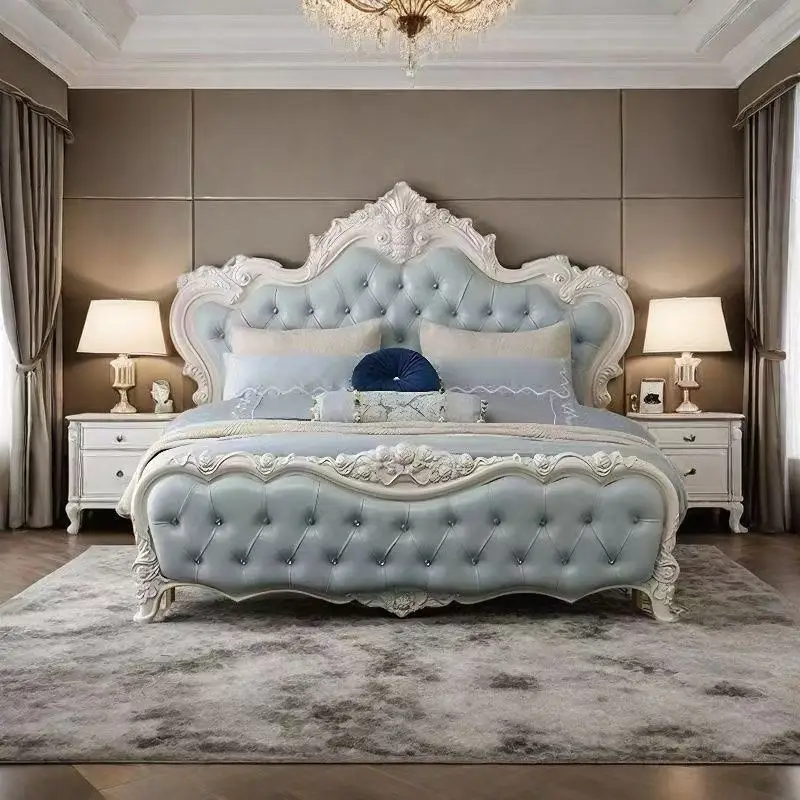 북유럽 미학 침대 디자이너 미니멀리스트 품질 편안한 아파트 침대 결혼식 유행 Muebles 홈 가구 만들기