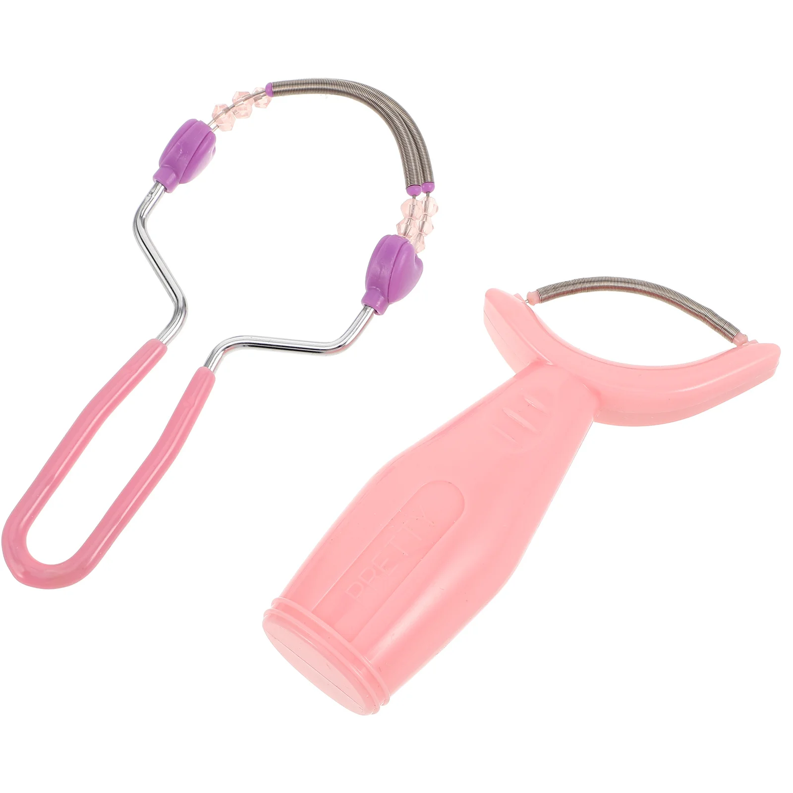 

2pcs Manual Hair Remover Spring Facial Hair Removal Tool For Women Portable Precision Lip Epilator Sweat Absorption Quick