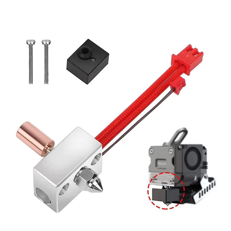 

Heating Block Kit for Crealy Ender 3 S1 pro CR-10 3D Printer 300℃ High Temperature Heated block Hotend Sprite Extruder Pro Kit