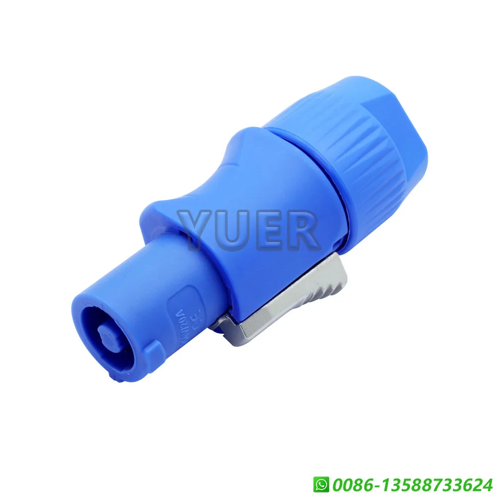 20Pcs/lot 3 Pin 20A 250V Powercon Connector NAC3FCA NAC3FCB Power Plug Adapter for Stage Light Lockable Cable Connector