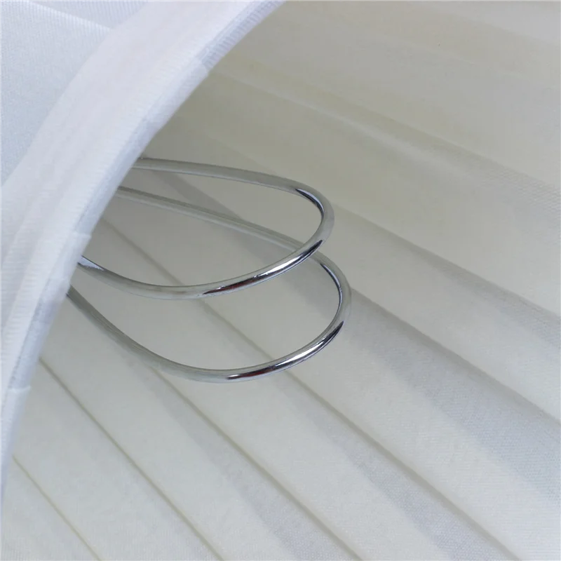 

【Best Selling】3X Fabric Chandelier Lampshade Holder Clip On Sconce Beside Bed Lamp Hanging Light, Light Yellow