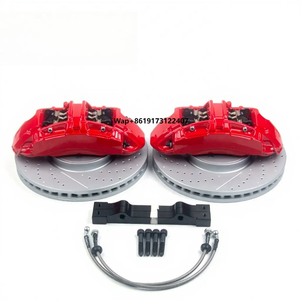 

6pot Car Brake Caliper Kit 18-19inch Brake Disc Front 360mm for C8 Z06 Forester Hummer H2 Rsx