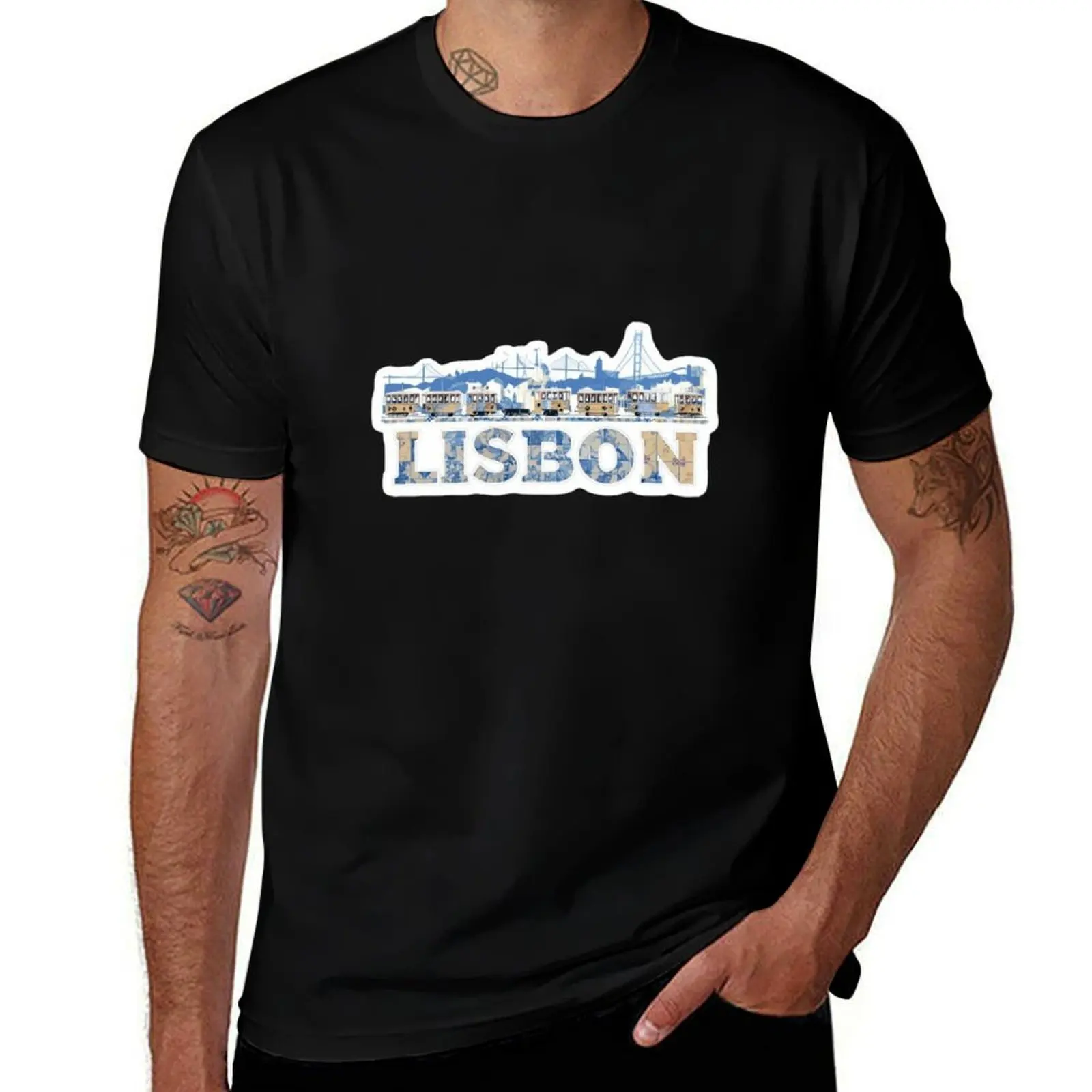 

Lisabon – Trambeat Azulejo City Ultra Gift Drop: Summer Edition T-Shirt customs design your own t shirt men