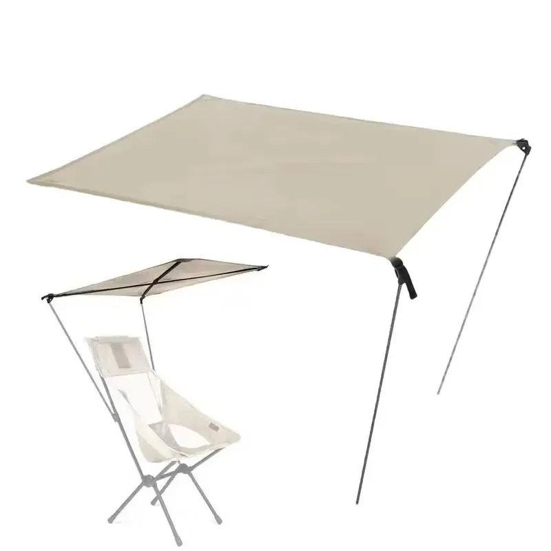 

Outdoor Moon Chair Sunshade Picnic Camping Folding Cover Sunscreen UV Protection Chair Sunshade Lounge Sunshade Equipment