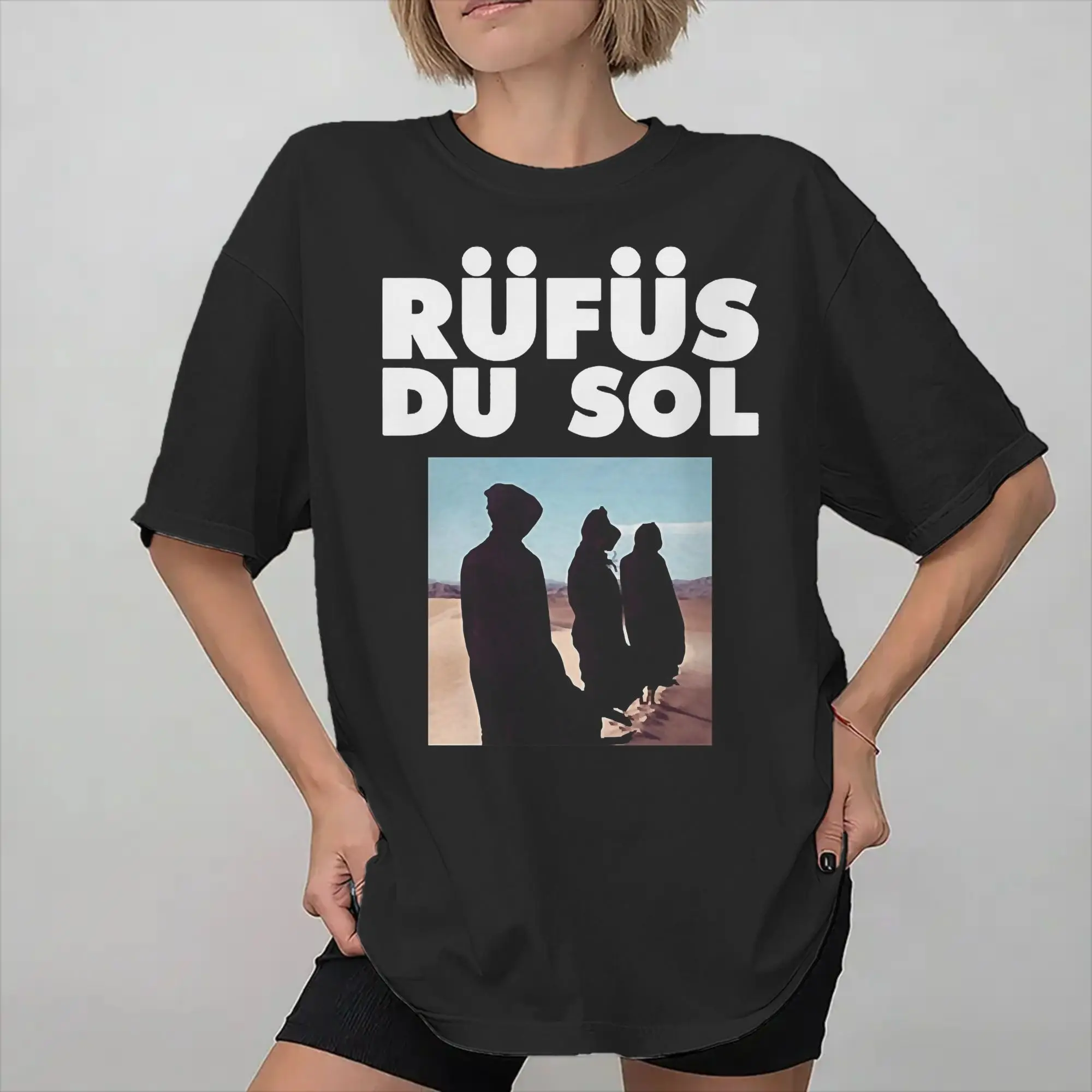 Rufus Du Sol 2026 Concert Merch Men Women T Shirts Pure Cotton Tee Printed  T-shirt Clothes