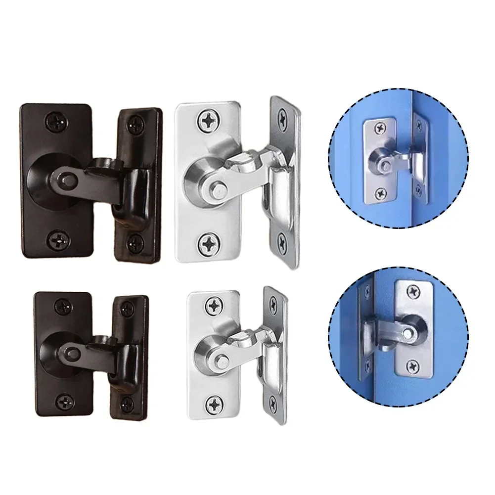 Door Lock Guard Latch Bolt 90 Degree Stainless Steel Toggle Latch Sliding  Door Lock Right Angle Barn Lock Safety Hardware