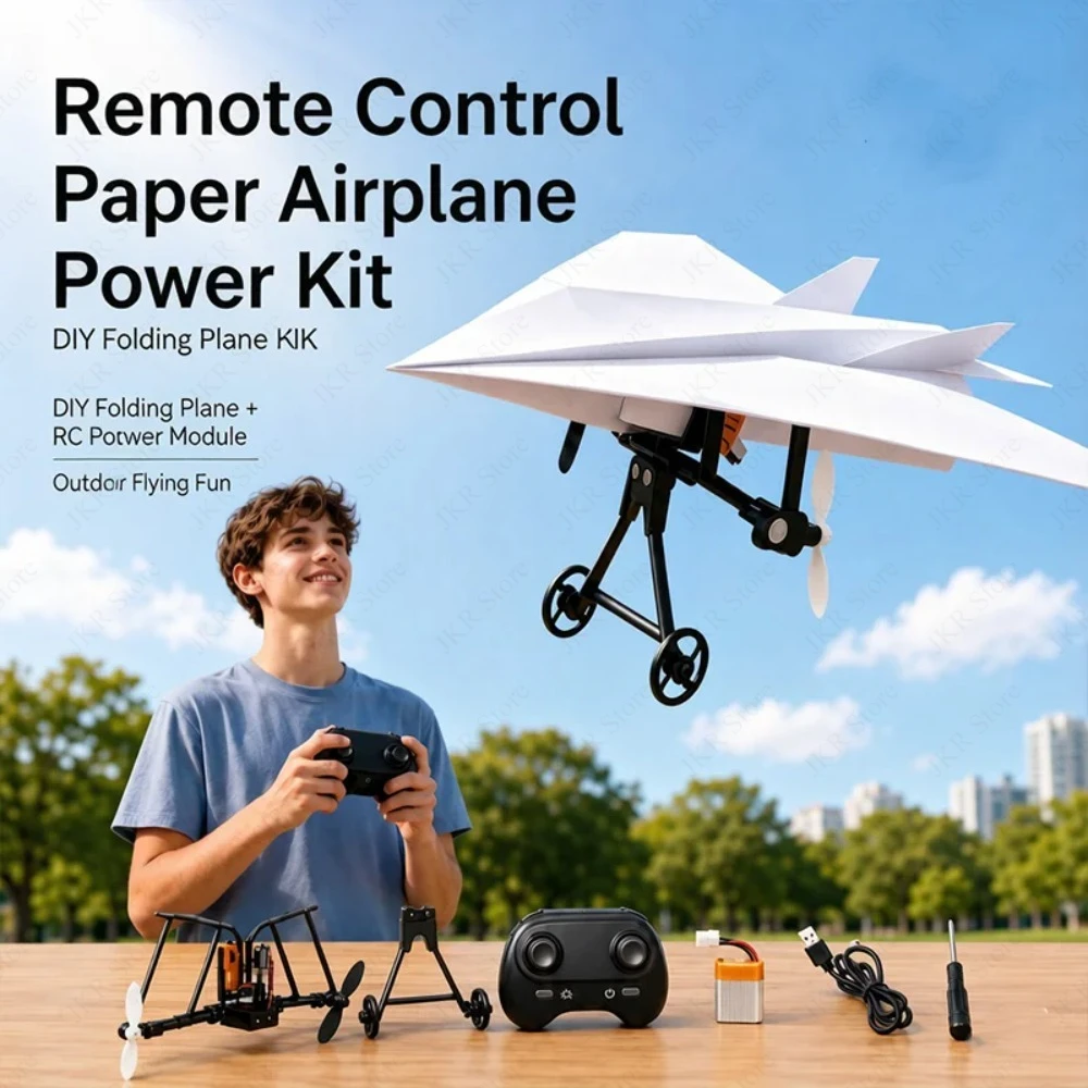 Drone Kit Long Range - RC Papieren Vliegtuig Power Kit DIY