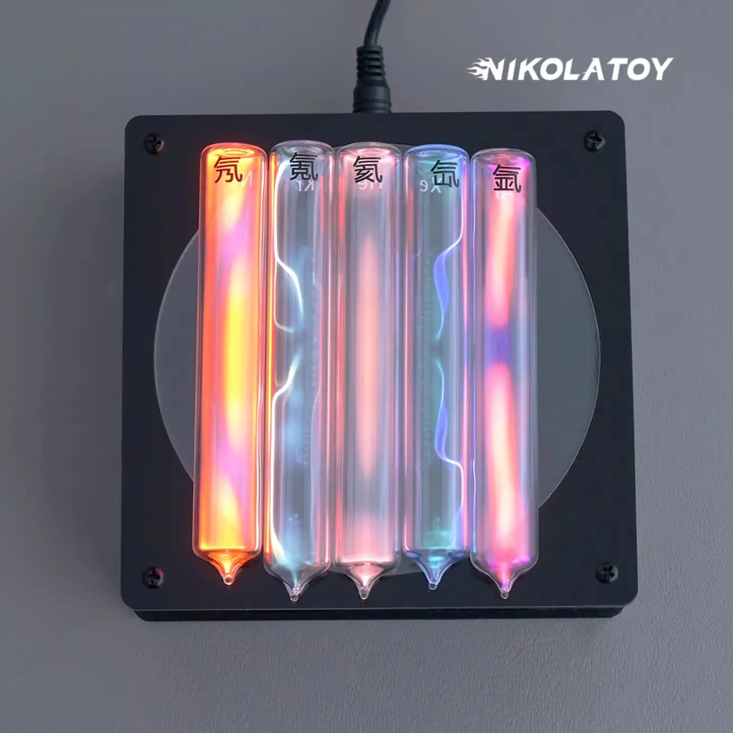 NIKOLATOY Plasma Rare Inert Gas Exciter Glass Sealed Inert Gas Luminescence Tube