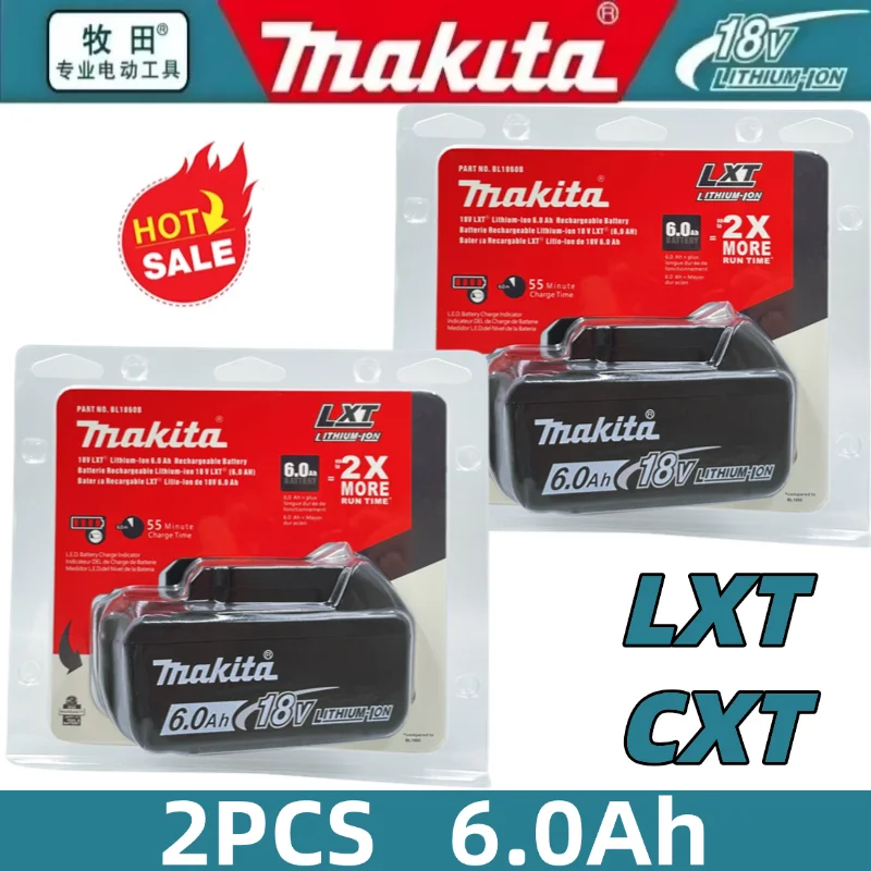 

Ultra Durable Makita 18V Battery, ✨6Ah High Power Batterie Makita 18V, for Construction Tools, ✨Dust Proof & Water Resistant