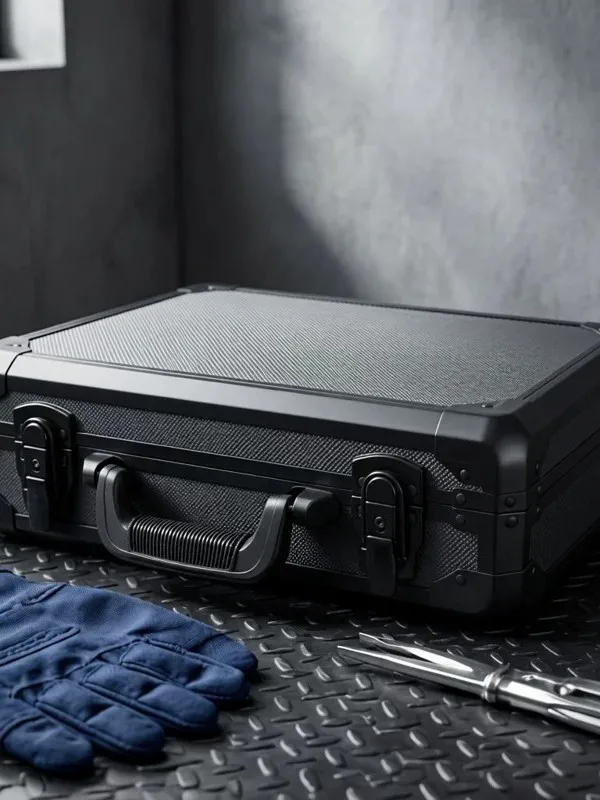 large-black-aluminum-alloy-handheld-tool-box-equipment-case-with-sponge-model-portable-durable-luggage-for-business-travel